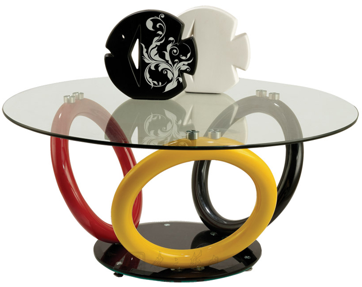 Office Sofa|Glass Tea Table|Office Furniture||��ɫ�輸 CG-GT-58